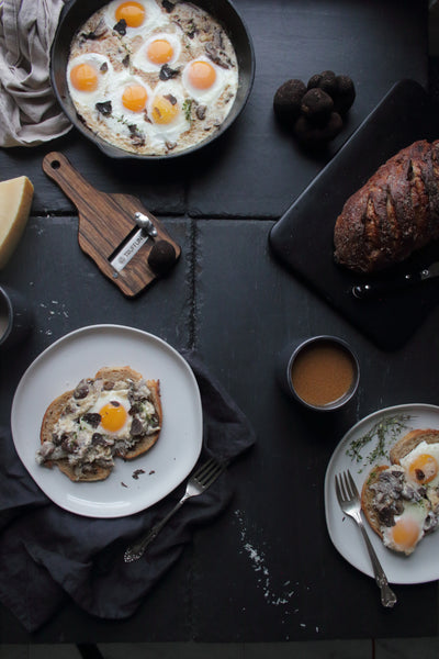 Truffled Sunny Side Up Eggs &amp; Toast &ndash; Trufflin®