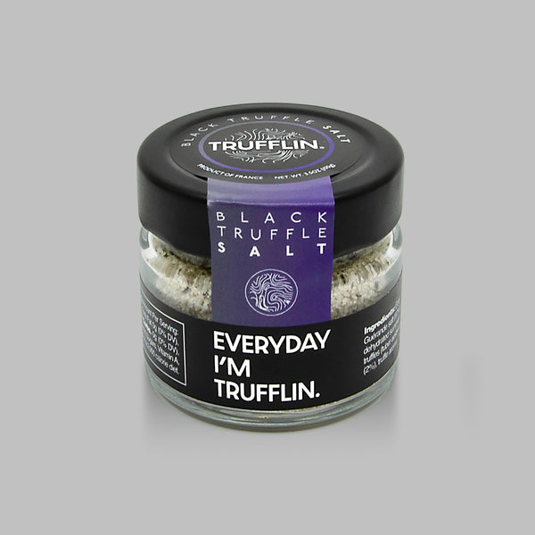TRUFFLIN® Gourmet Black Truffle Sea Salt (3.5oz)