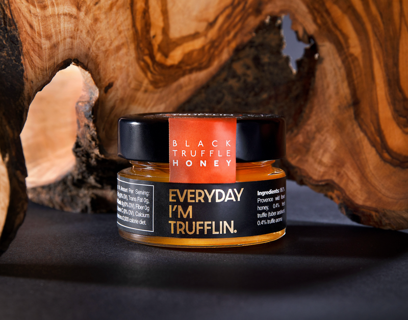 TRUFFLIN® Raw Black Truffle Honey (2.2 oz) with Real Black Truffles